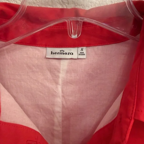 Hermoza Natalia Resort Wear & Quiet Luxury Susanna  Cinched Waist Maxi 💯% Cotton - Picture 8 of 14